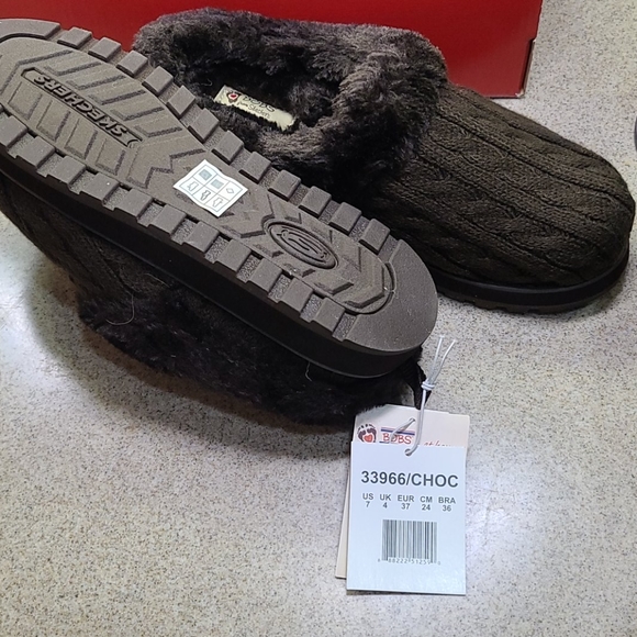 SKECKERS BOB'S HOUSE SHOES 👞SIZE 6 / 7 Dark Brown - Picture 15 of 16